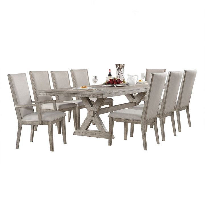 Rocky - Dining Table - Gray Oak