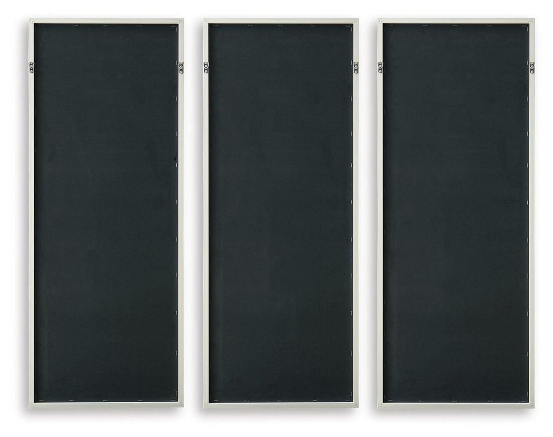 Dixonburg - Wall Art Set (Set of 3) - Taupe / Gray