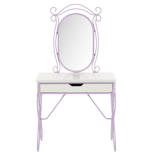 Priya II - Vanity Set - White & Light Purple