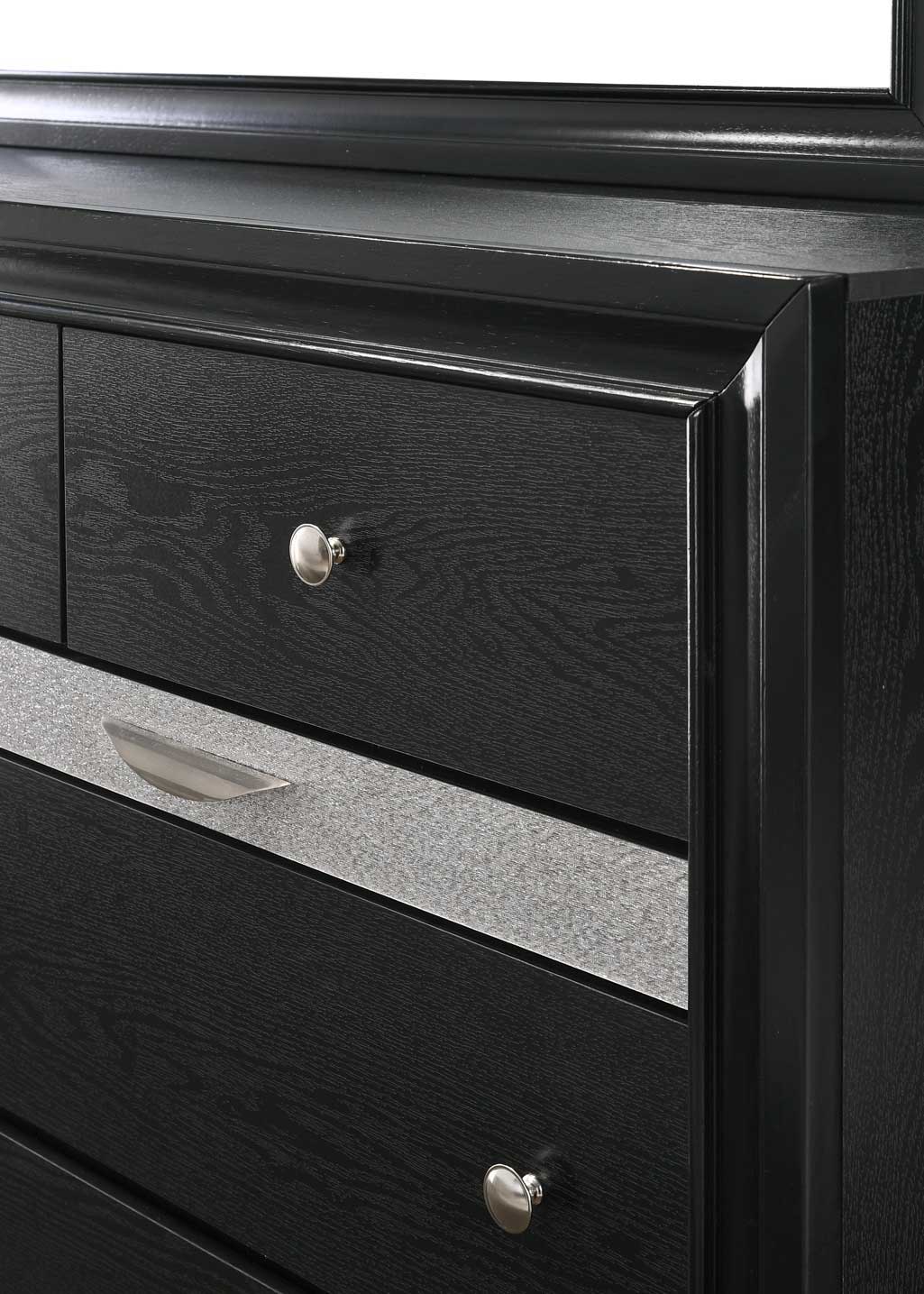 REGATA DRESSER BLACK/SILVER