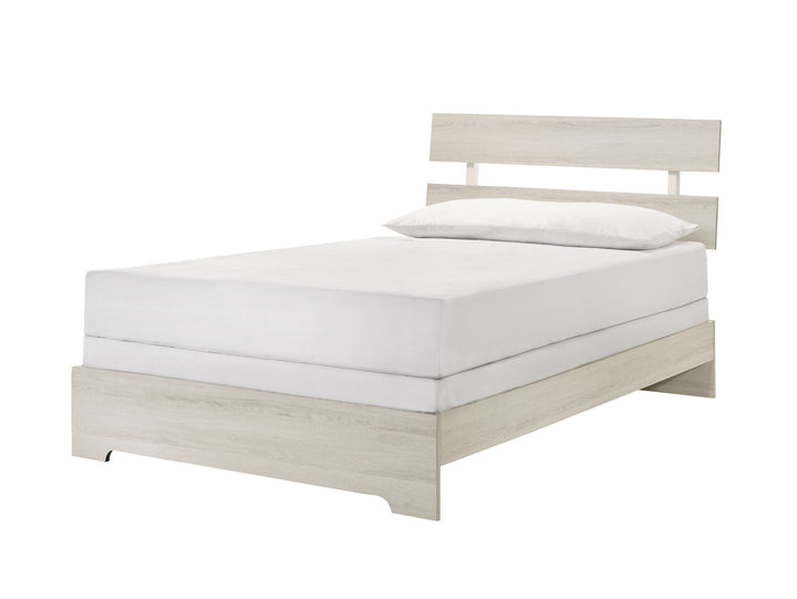 ATTICUS TWIN PLATFORM BED IN 1 BOX WHITE