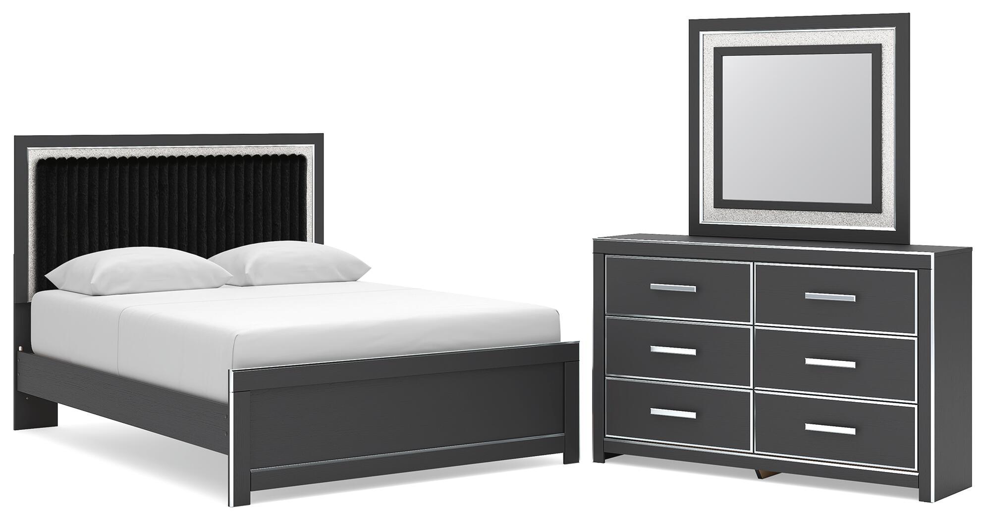 Zuraleus - Upholstered Panel Platform Bedroom Set