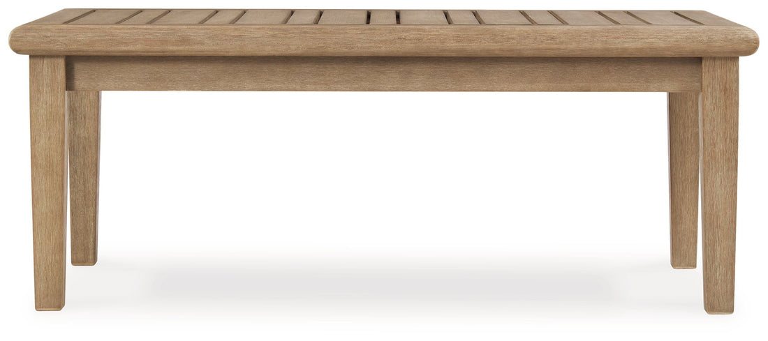 Carter Hall - Rectangular Cocktail Table - Beige