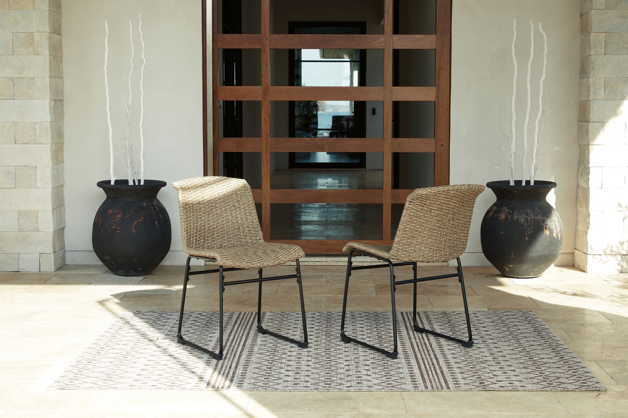 Amaris - Chair (Set of 2) - Brown / Black