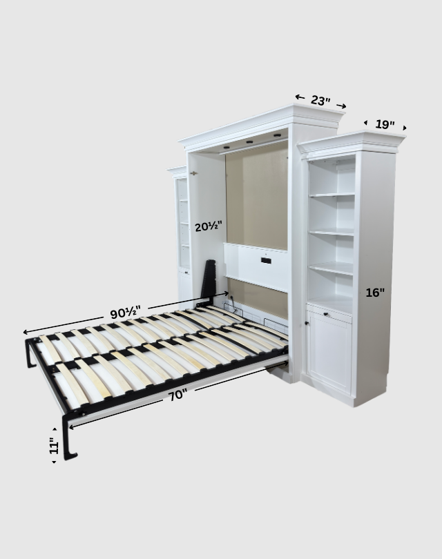 Monte Carlo Wall Bed – Space-Saving Design Meets Modern Comfort