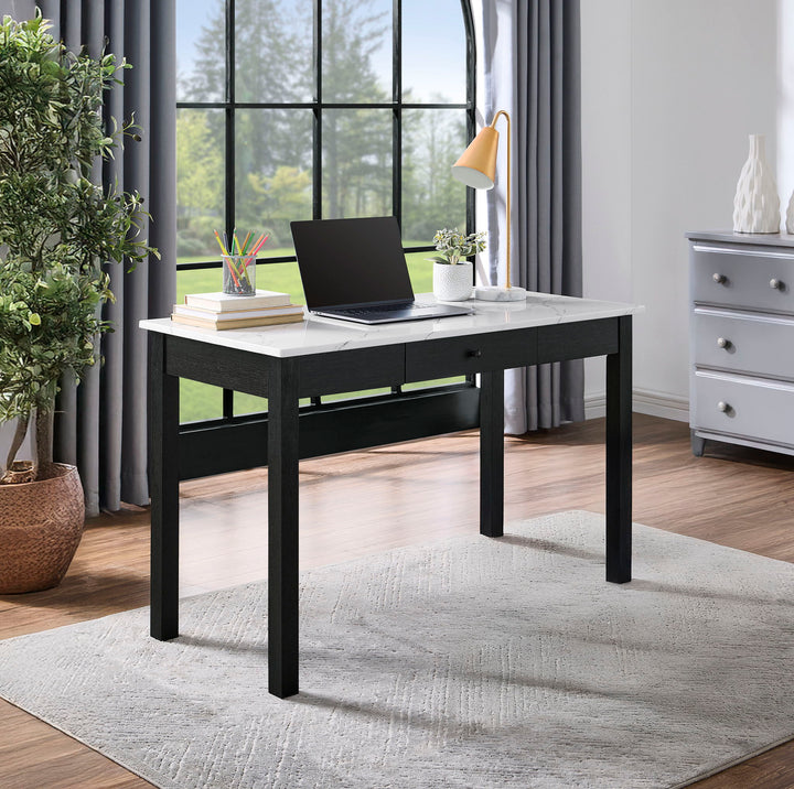 RYLEE FAUX MARBLE DESK