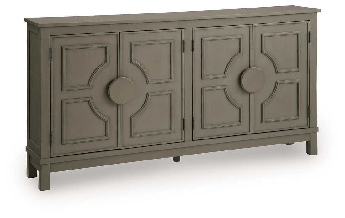Darlock - Accent Cabinet - Warm Gray