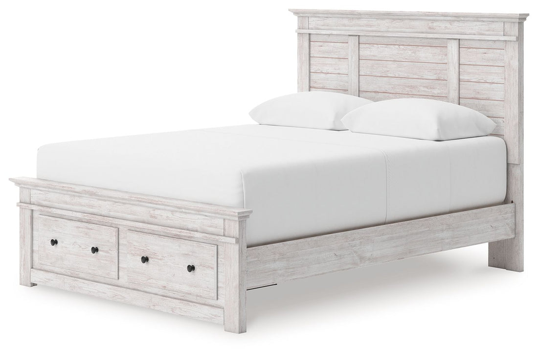 Makidern - Panel Storage Bed