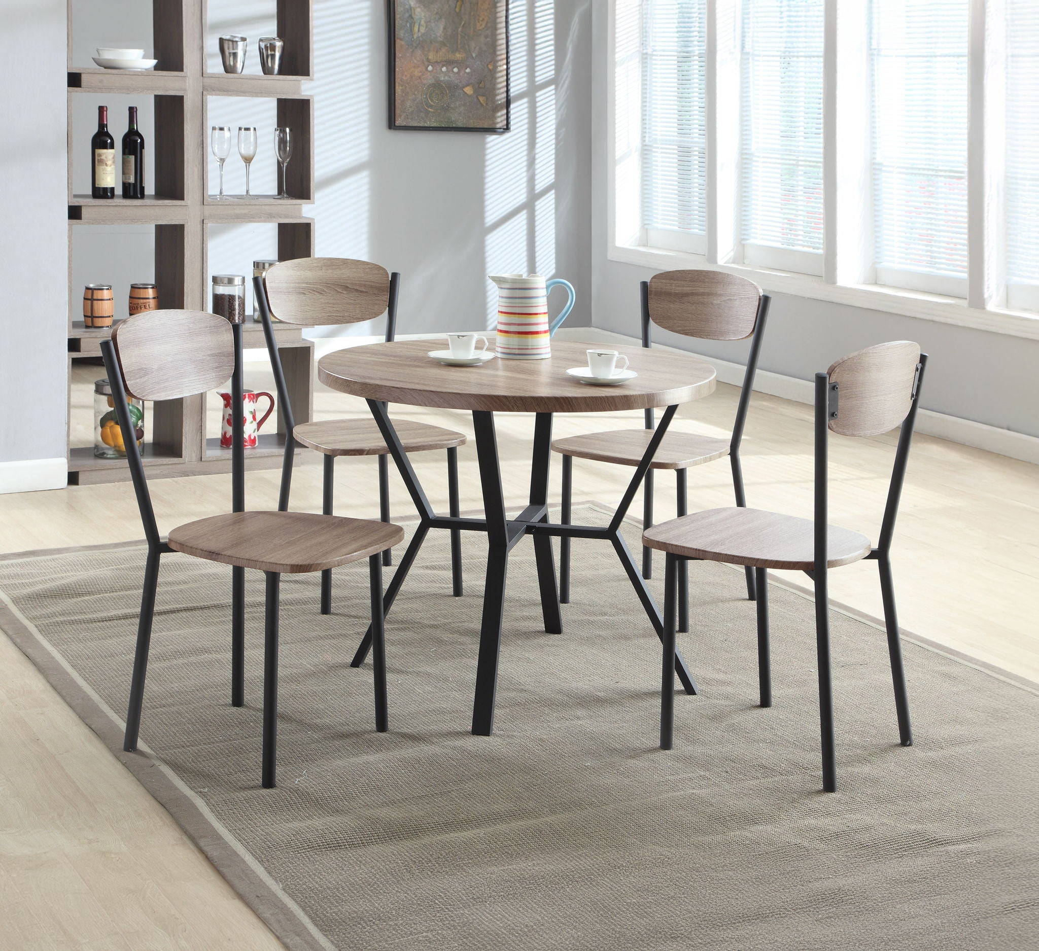 BLAKE 5-PK ROUND DINING TABLE/CHAIR