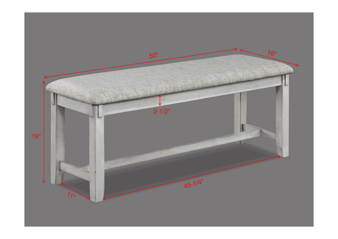 CLARA BENCH, DRIFT WOOD COLOR