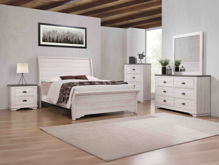 CORALEE CHEST CHALK/GREY