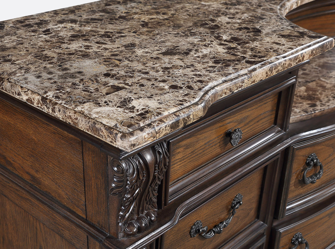 STANLEY DRESSER -COFFEE BROWN