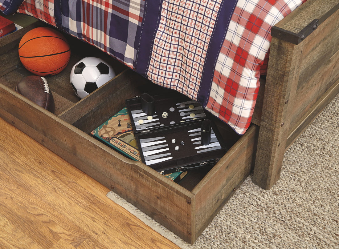 Trinell - Panel Bed