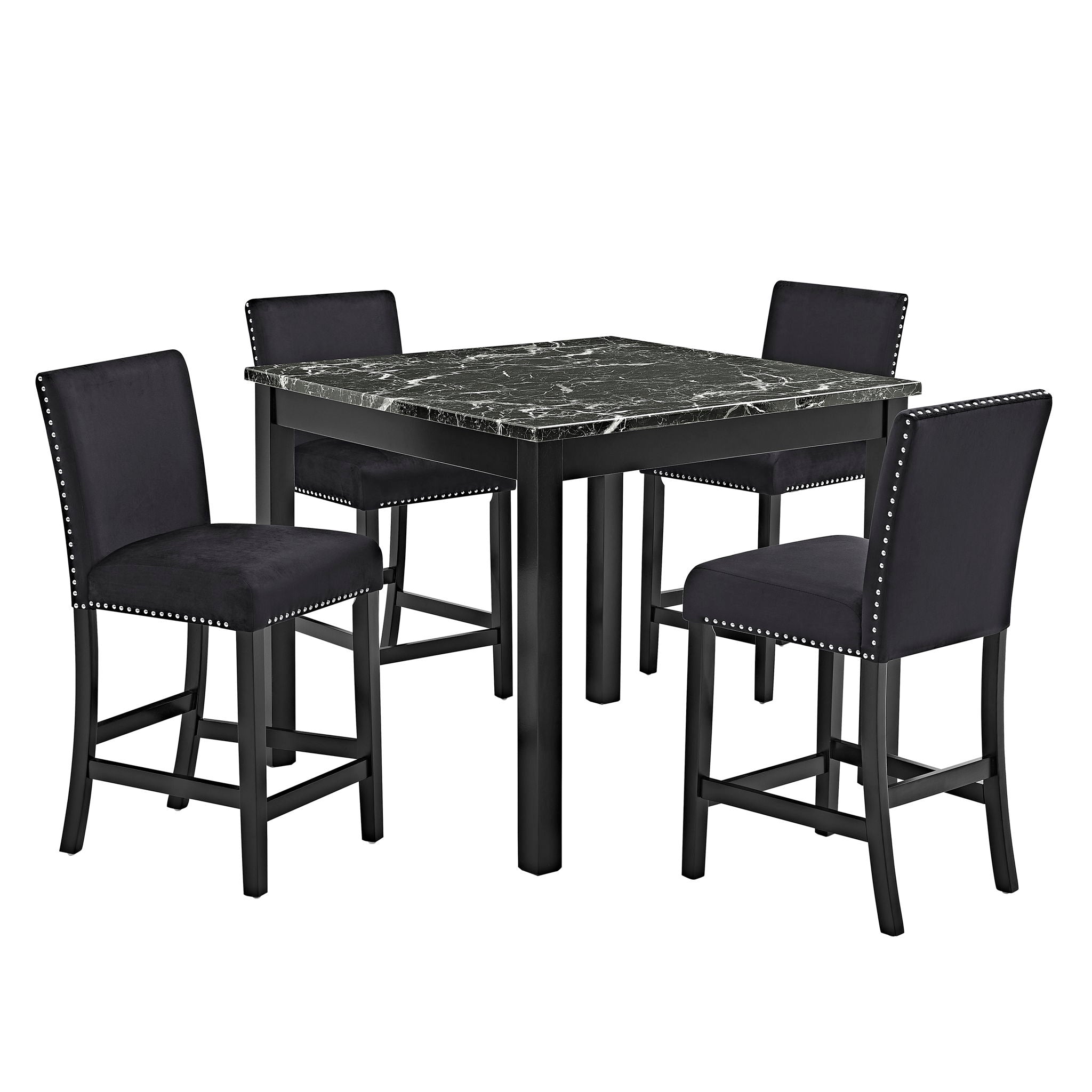 LENNON 5-PK CONTR HT SET ALL BLACK