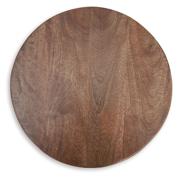 Joville - Accent Table - Medium Brown