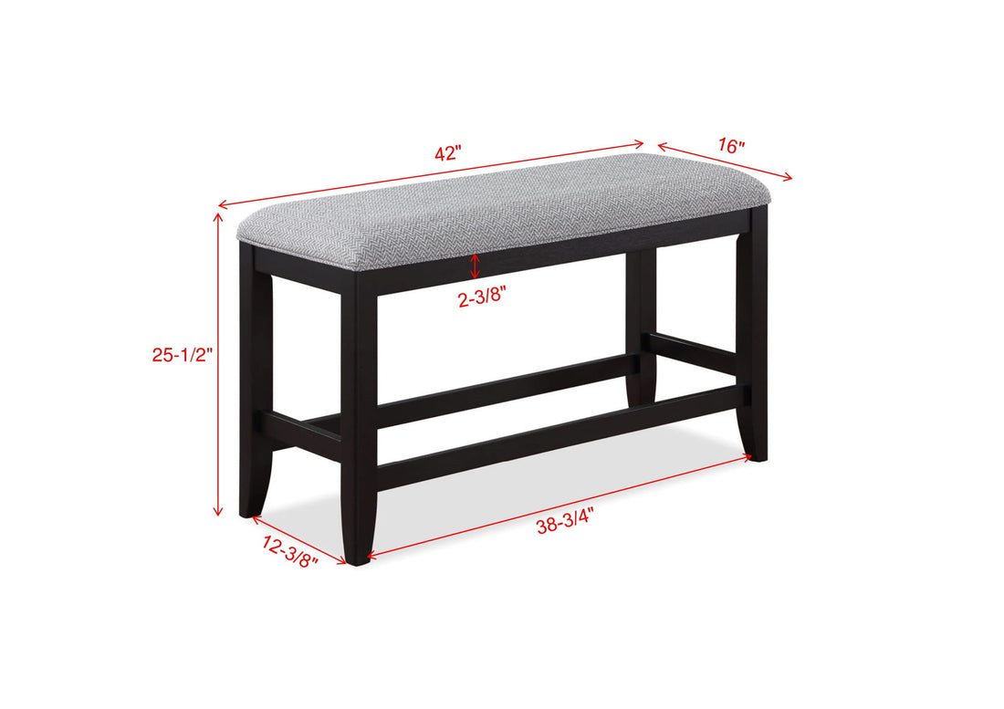 FREY COUNTER HEIGHT BENCH