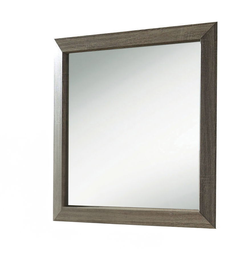 Lyndon - Mirror - Weathered Gray Grain