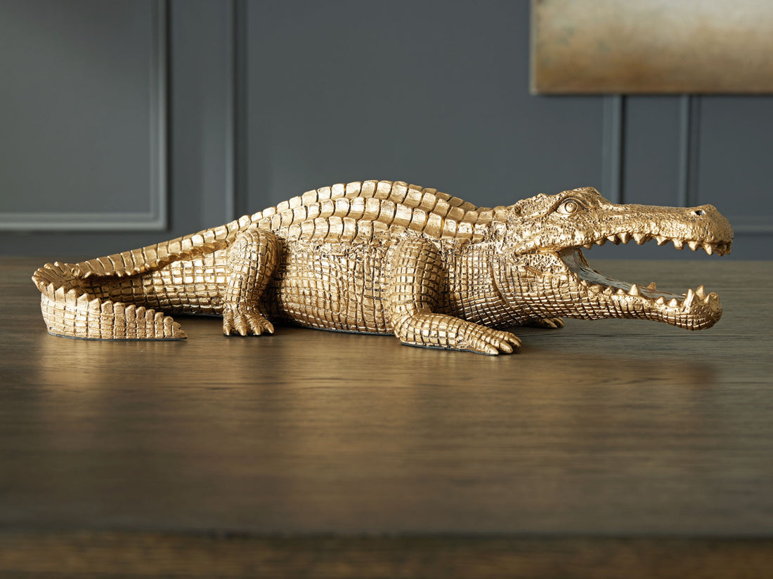 Lauretman - Sculpture - Antique Gold Finish