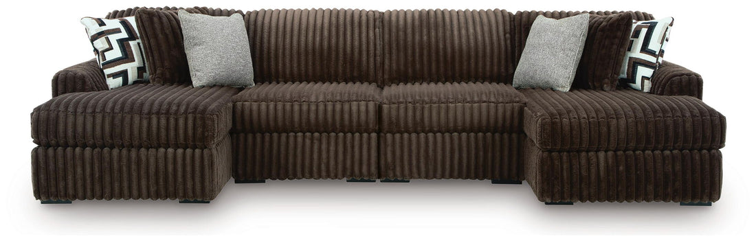 Midnight-Madness - 4 Piece Sectional