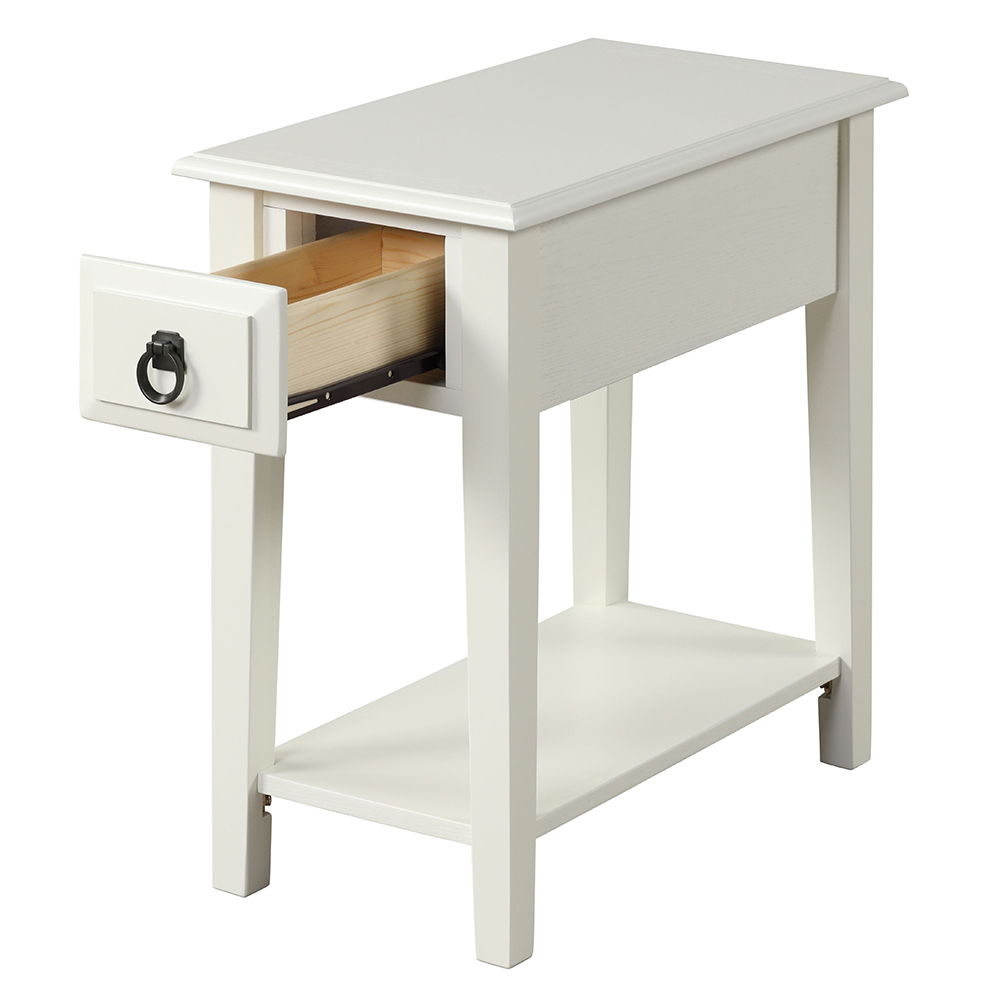 Jeana - Accent Table - White