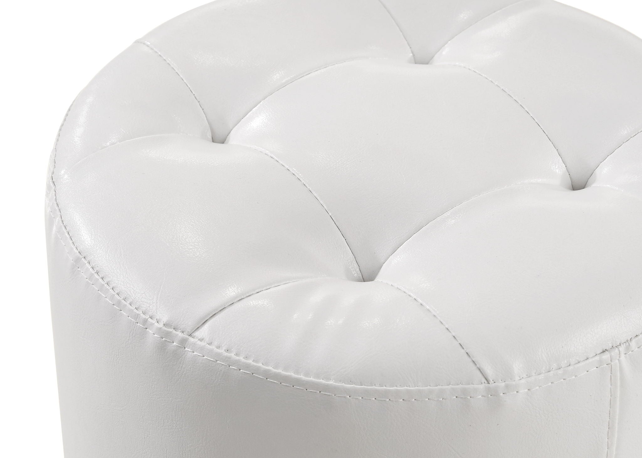 MORGAN ROUND SWIVEL STOOL WHITE