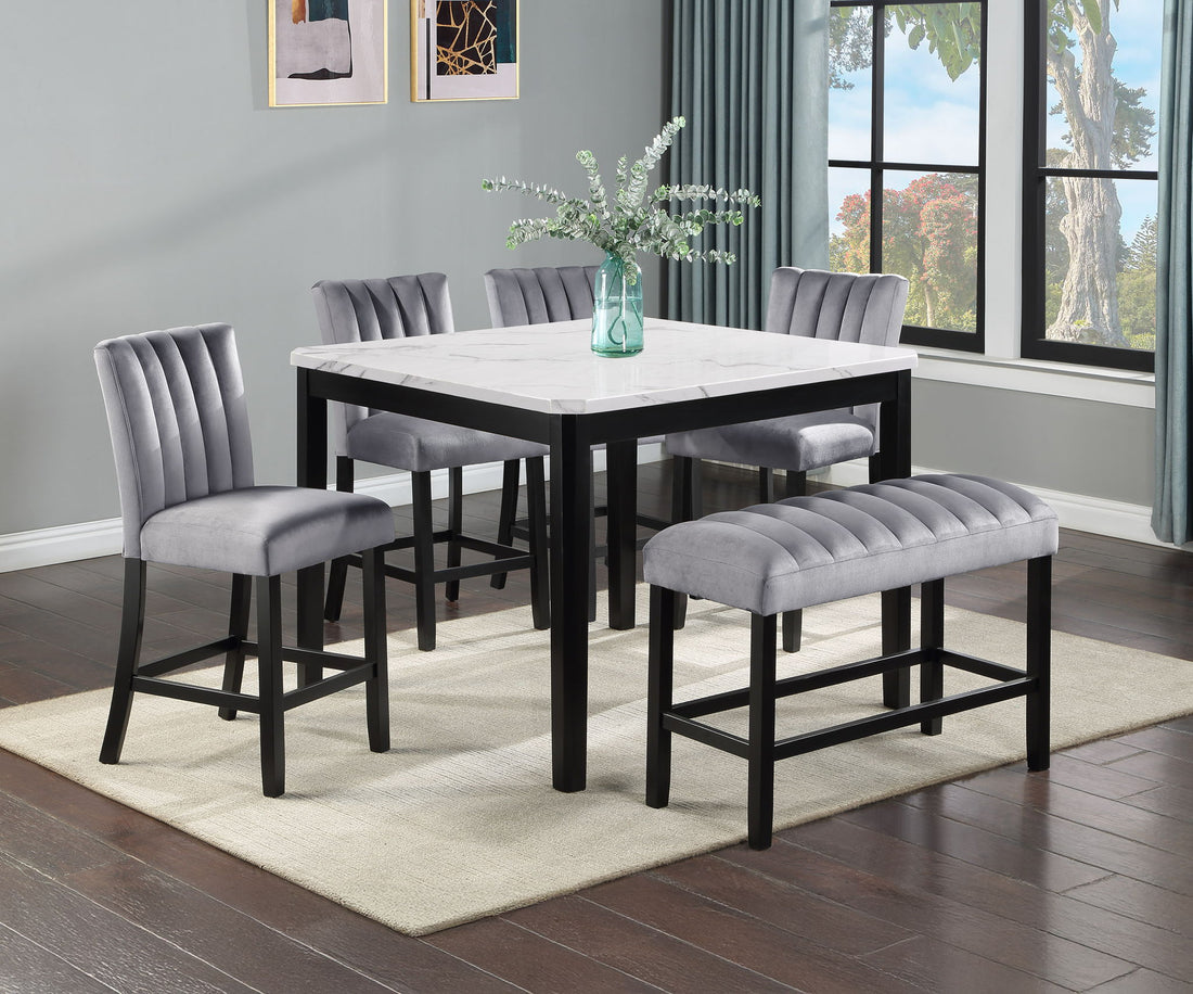 Pascal - Counter Height Chair (Set of 2) - Dark Gray