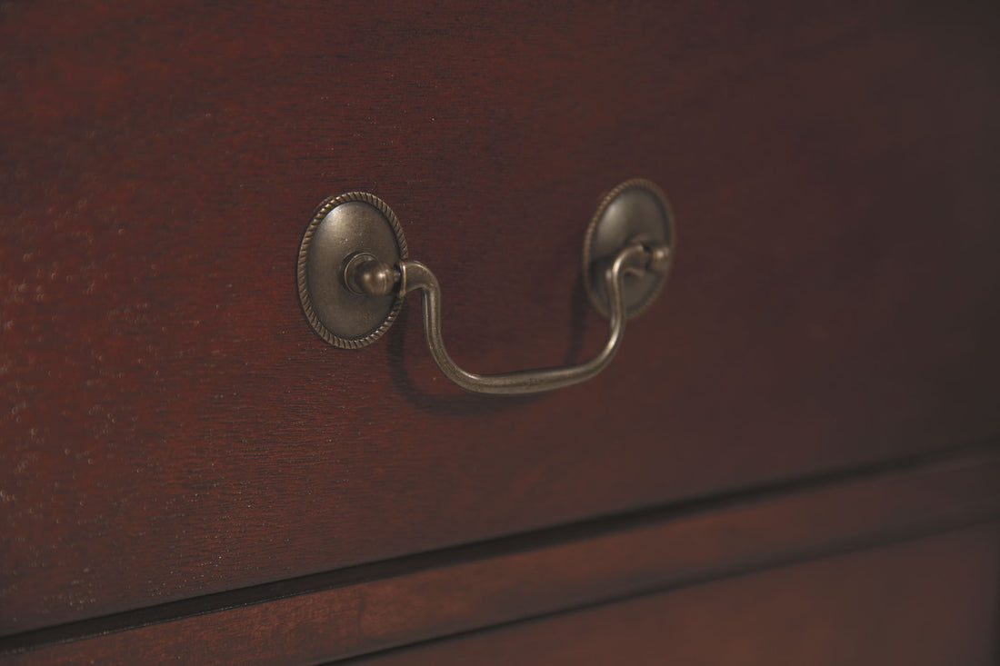 Alisdair - Two Drawer Night Stand - Reddish Brown
