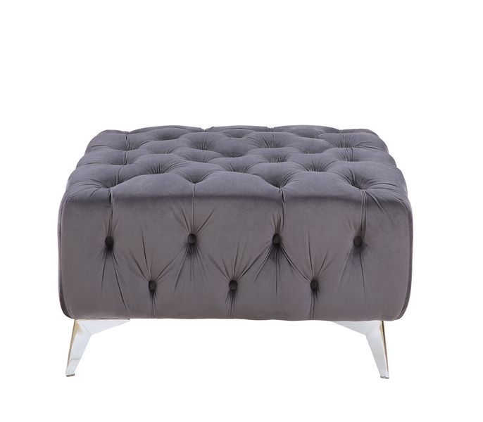 Wugtyx - Ottoman - Dark Grayvelvet