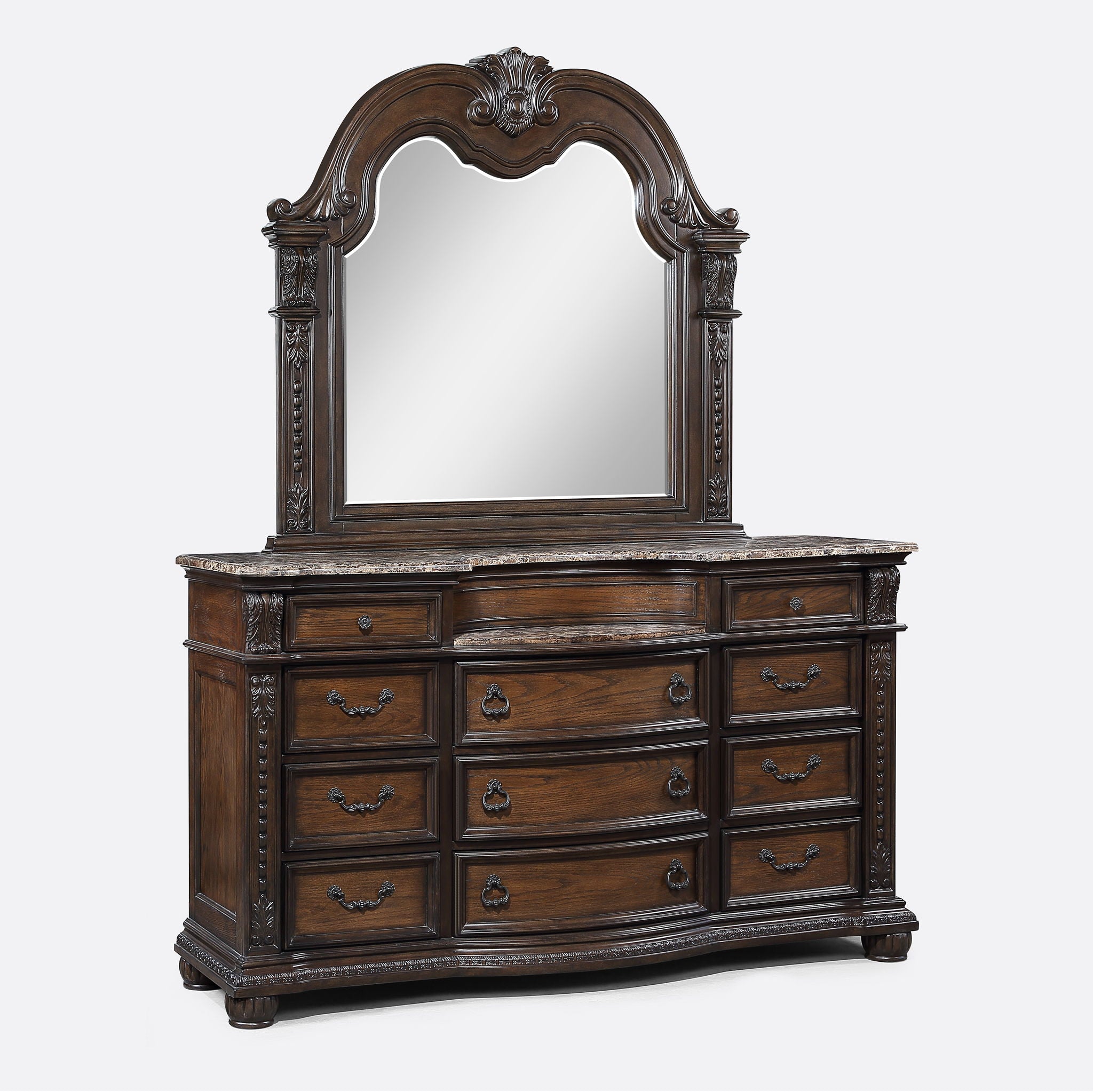 STANLEY DRESSER TOP -COFFEE BROWN