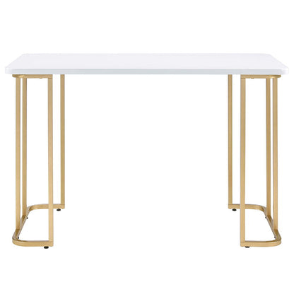 Estie - Writing Desk Same Ac00902) - White & Gold