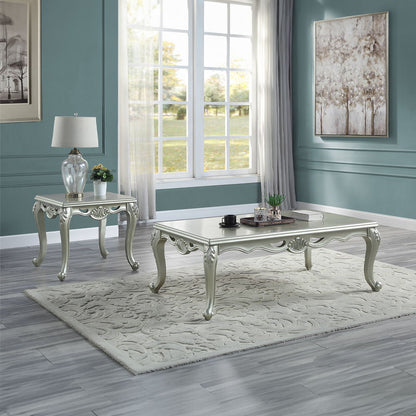 Qunsia - End Table - Champagne