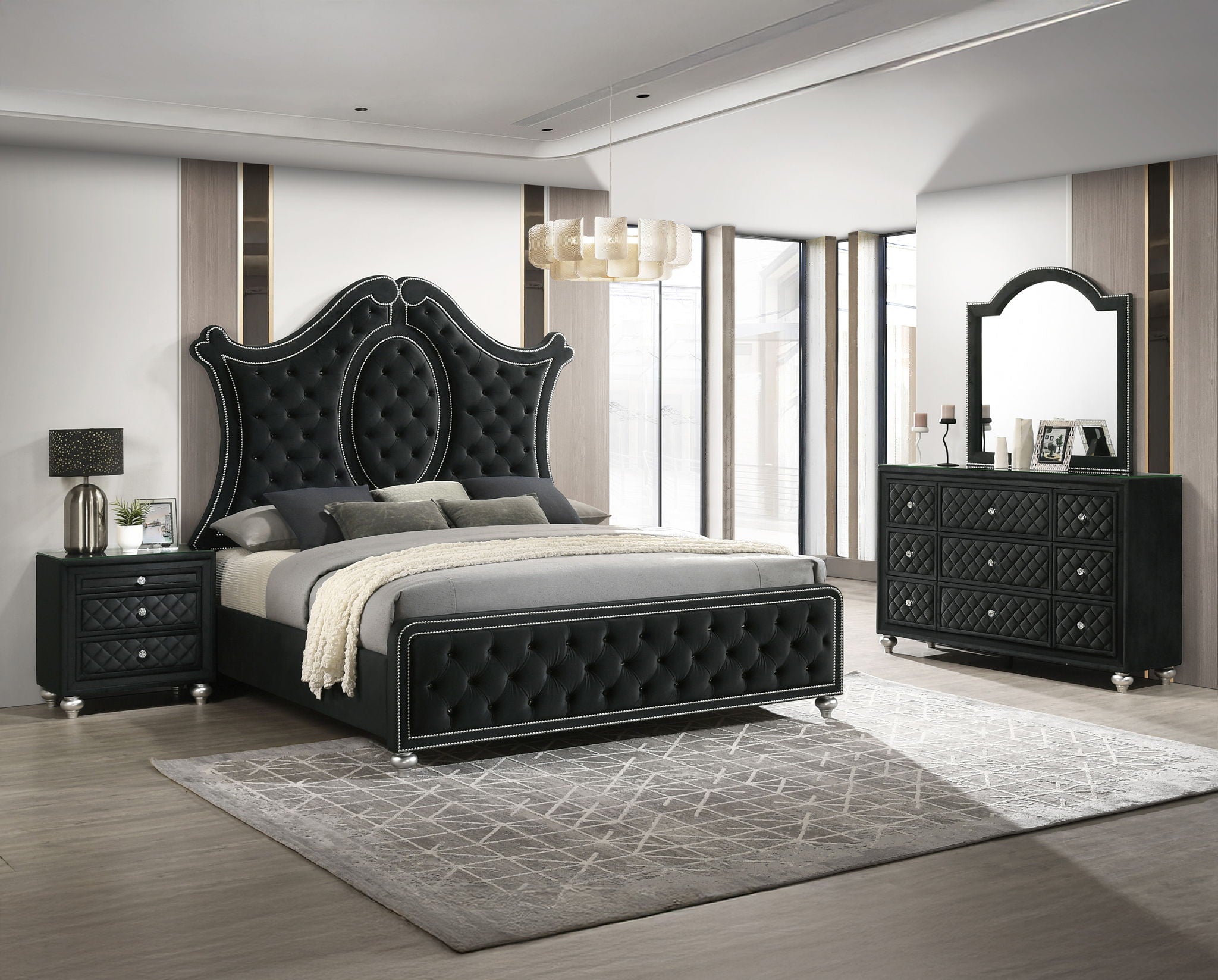 CAMEO DRESSER TOP - BLACK