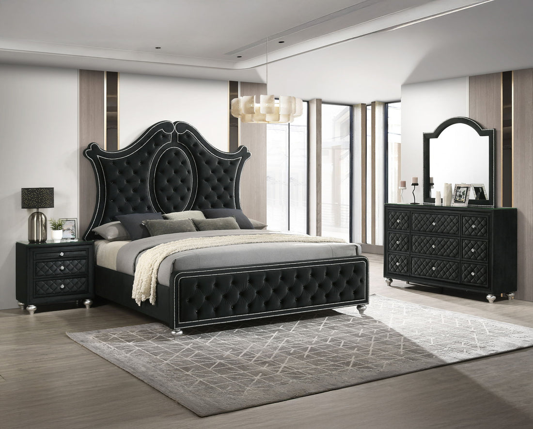 CAMEO DRESSER TOP - BLACK