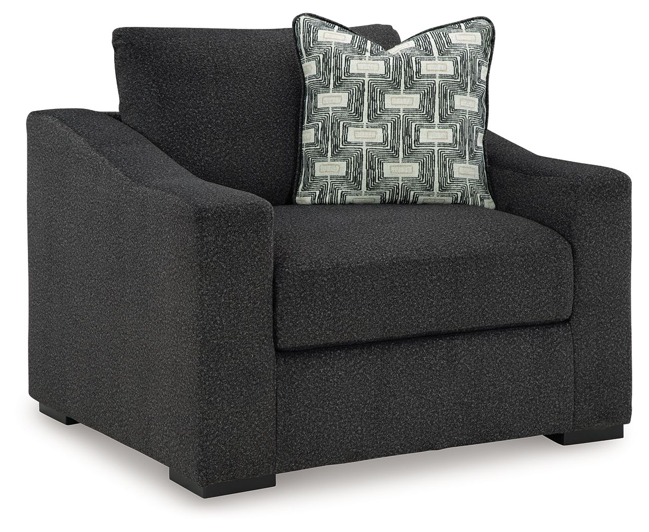 Wryenlynn - Chair And A Half - Fabric - Onyx