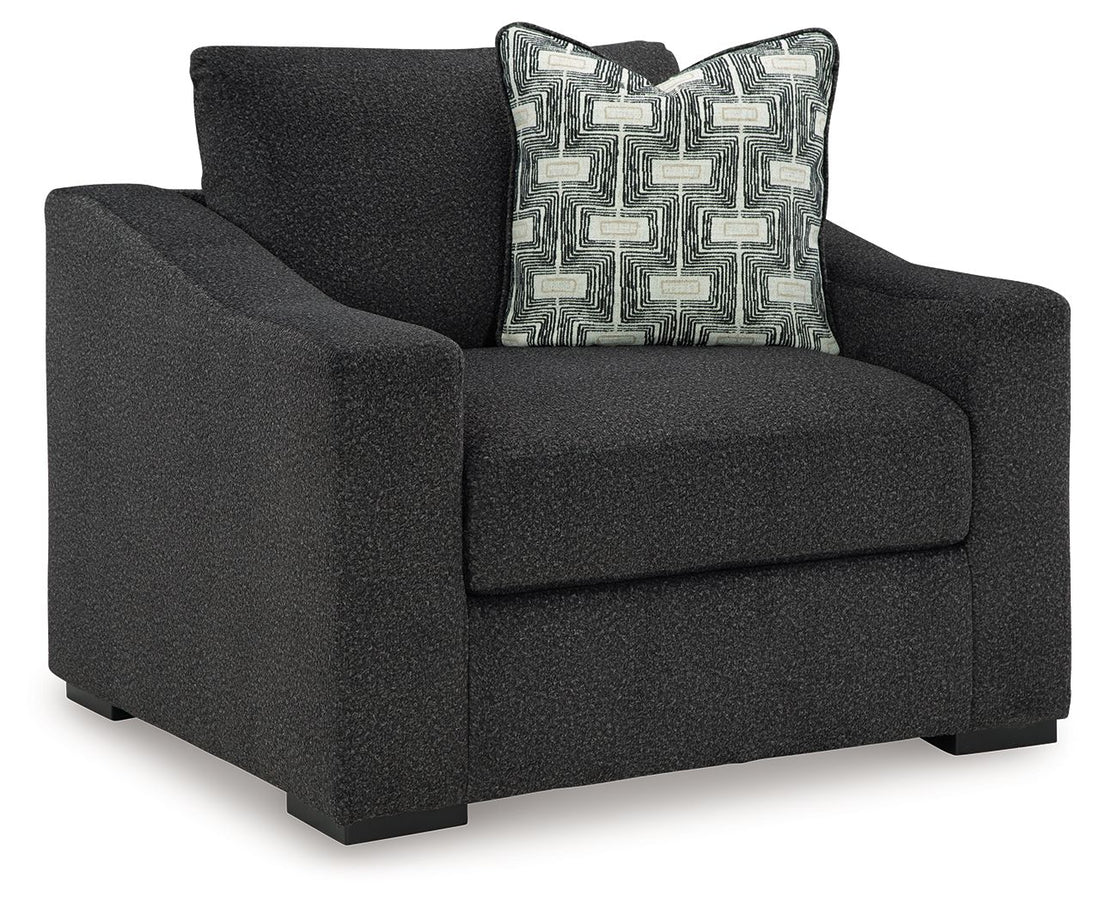 Wryenlynn - Chair And A Half - Fabric - Onyx