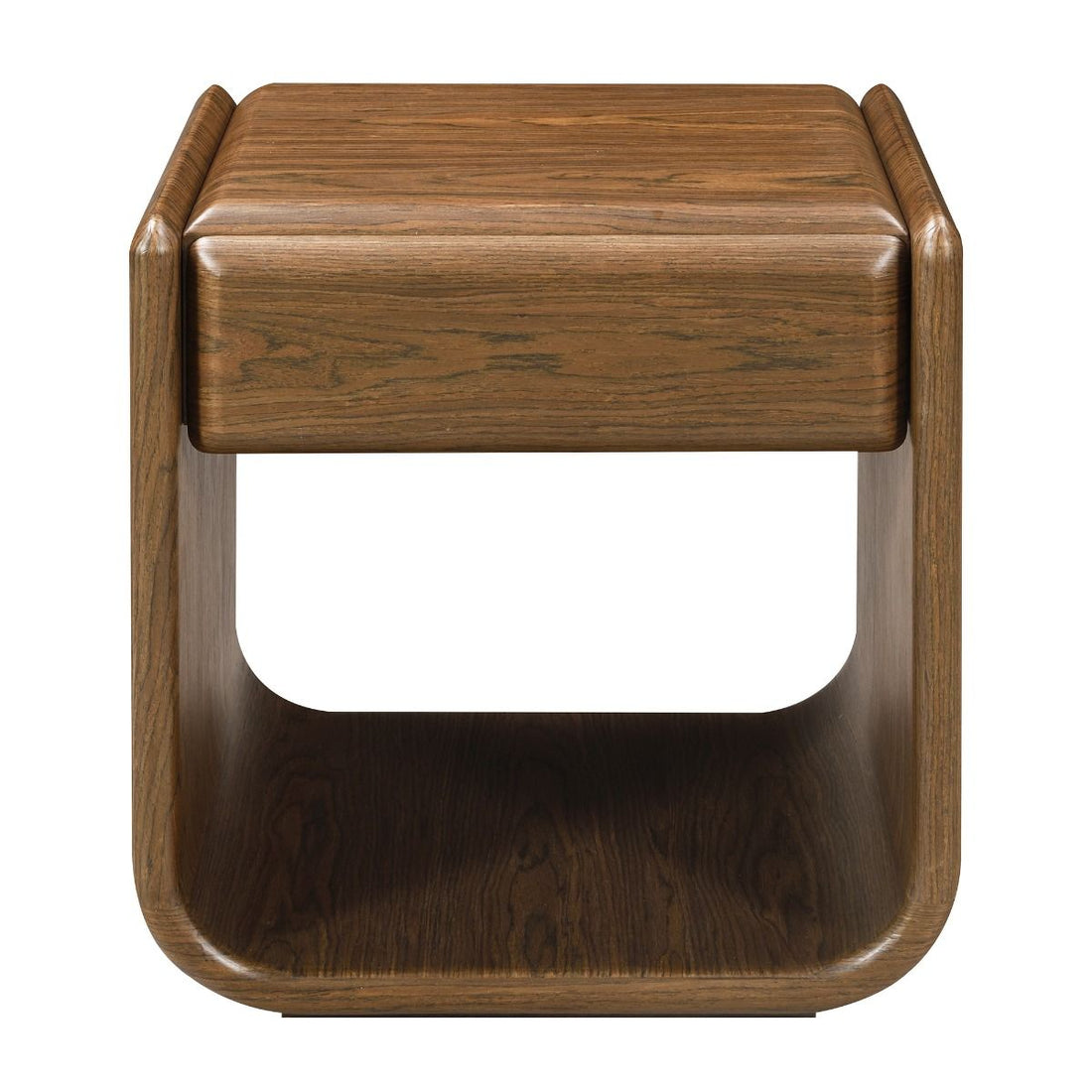 Lanza - End Table With Drawer - Dark Walnut