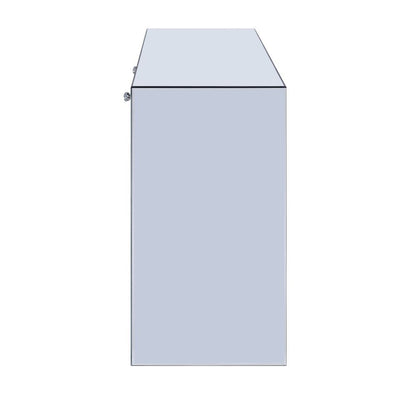 Noralie - Vanity Desk - Faux Diamonds & Mirrored