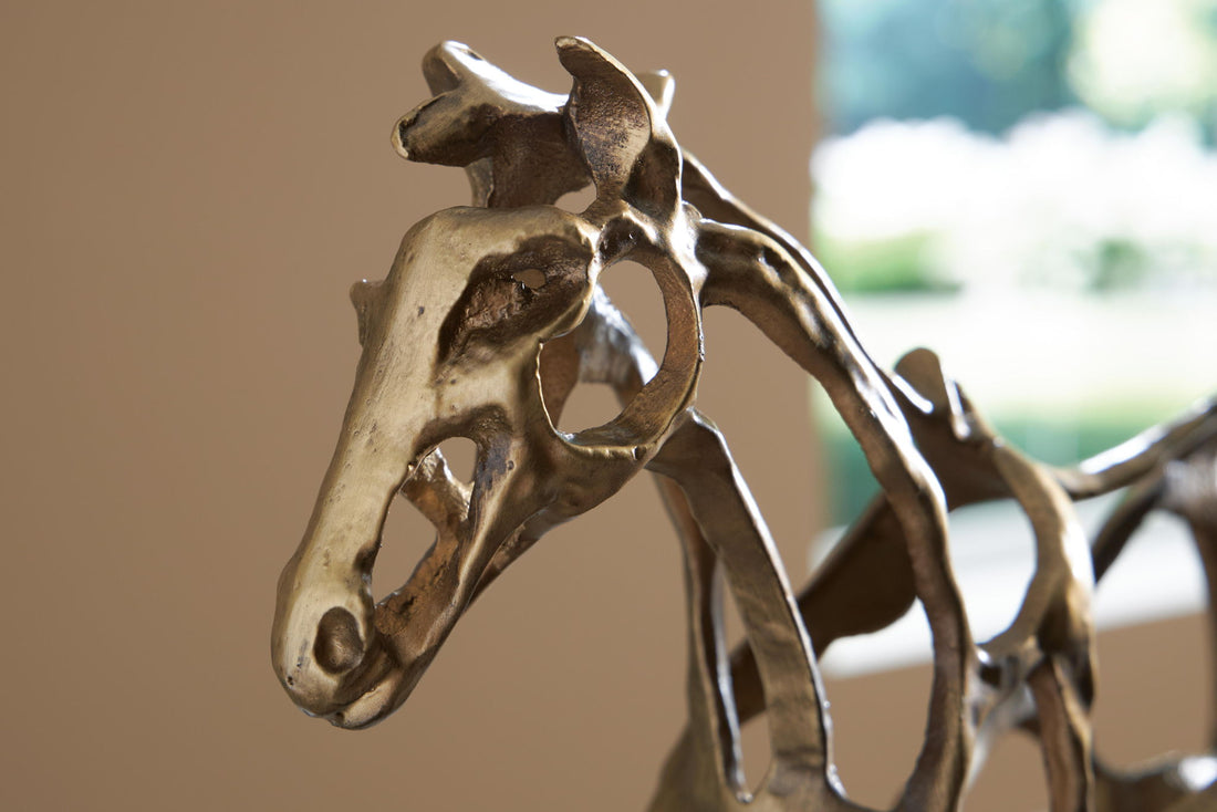 Grainville - Sculpture - Antique Gold Finish
