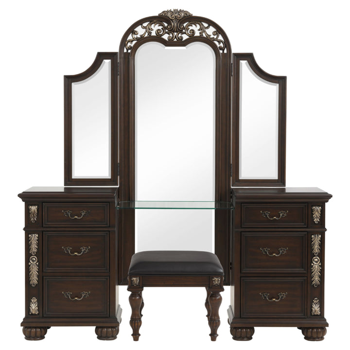 Maximus - 3 Piece Vanity Set - Madeira