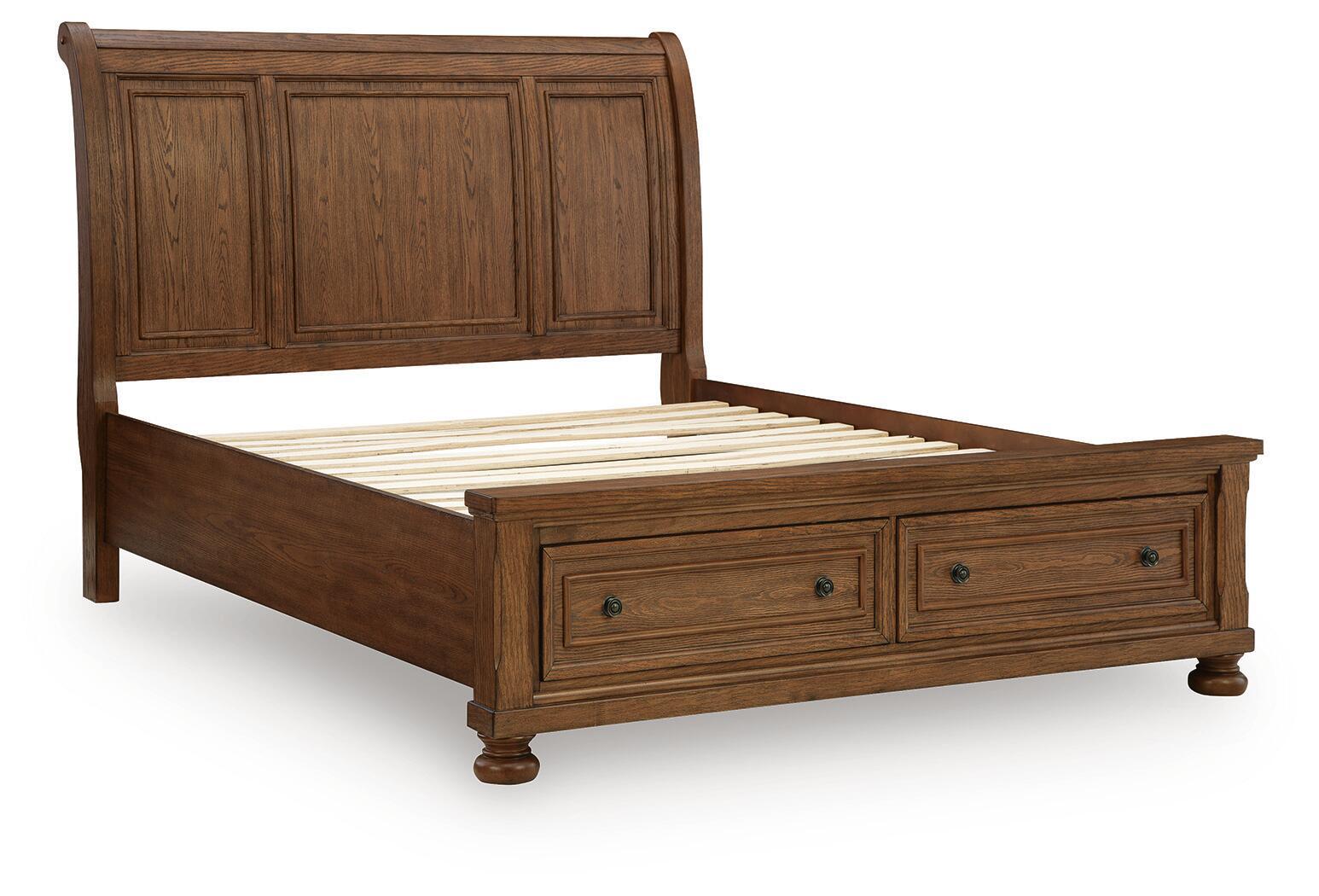 Zackaryn - Sleigh Storage Bed