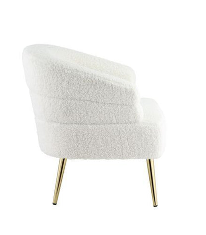 Trezona - Accent Chair - White Teddy Sherpa