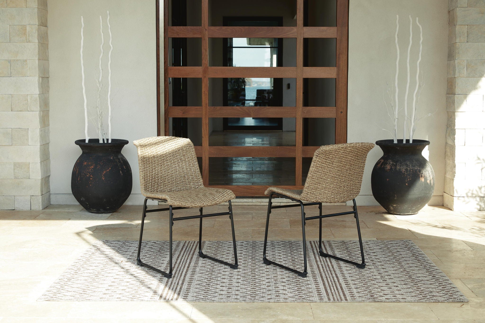 Amaris - Chair (Set of 2) - Brown / Black