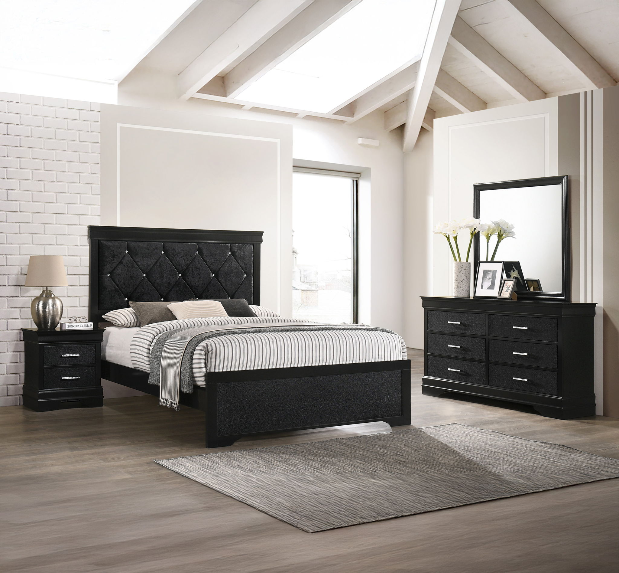 AMALIA DRESSER TOP BLACK