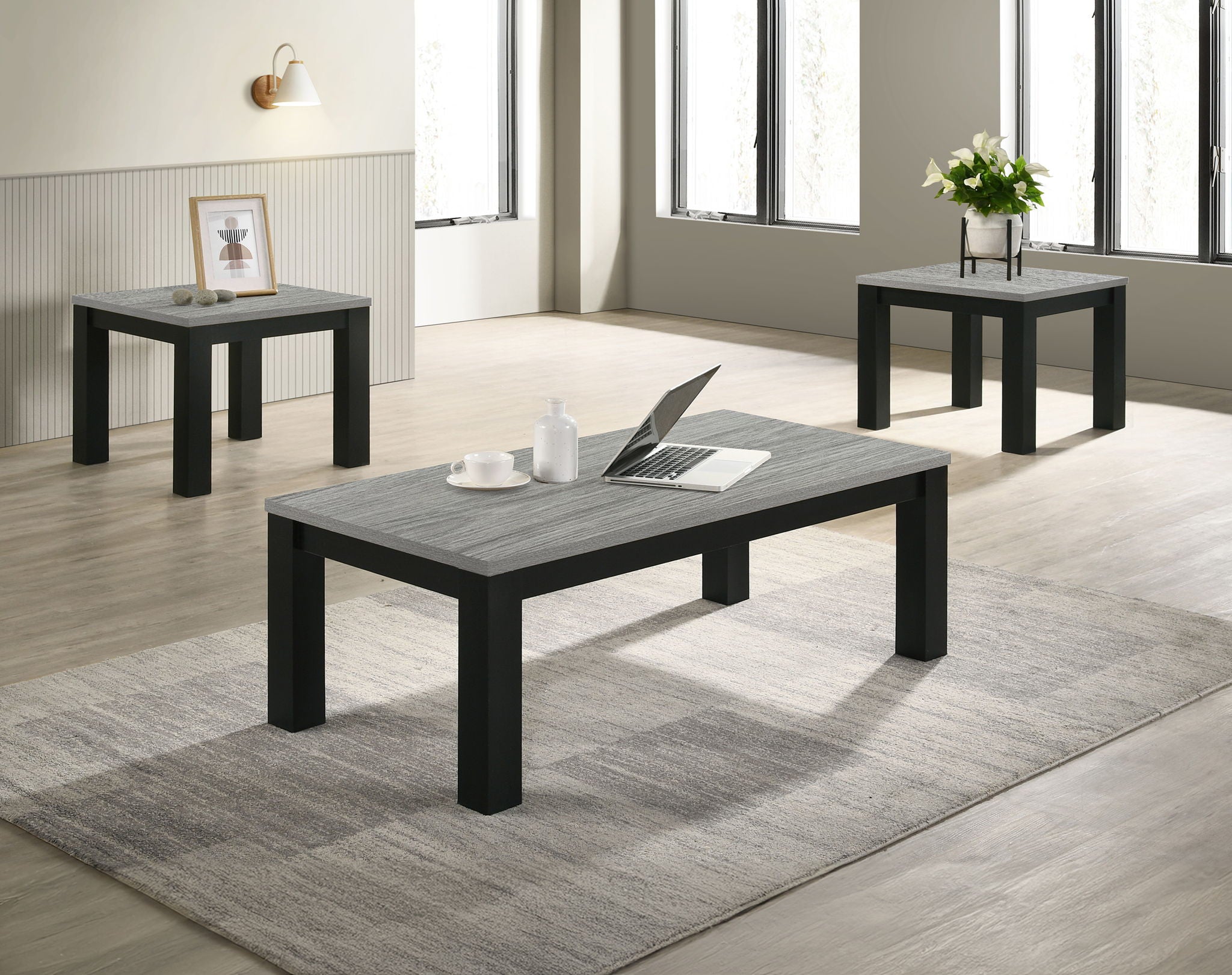 THEO 3PK COCKTAIL SET GREY