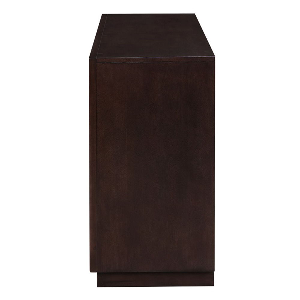 Geranio - Console Cabinet - Metallic Silver & Walnut
