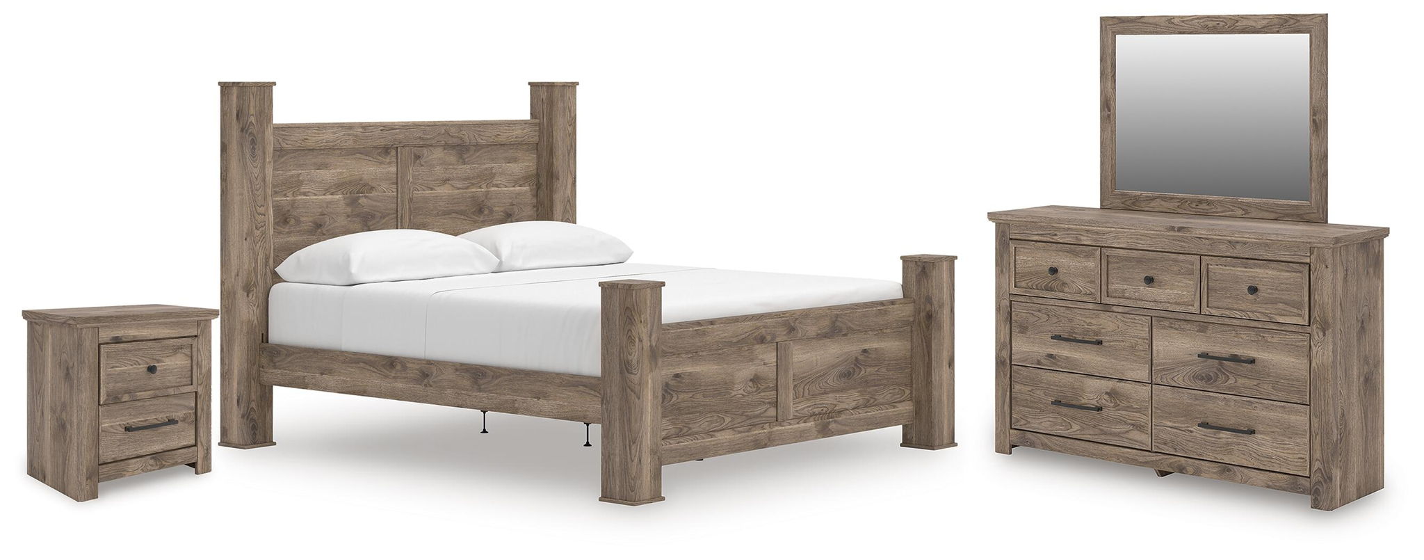 Rusticott - Poster Bedroom Set