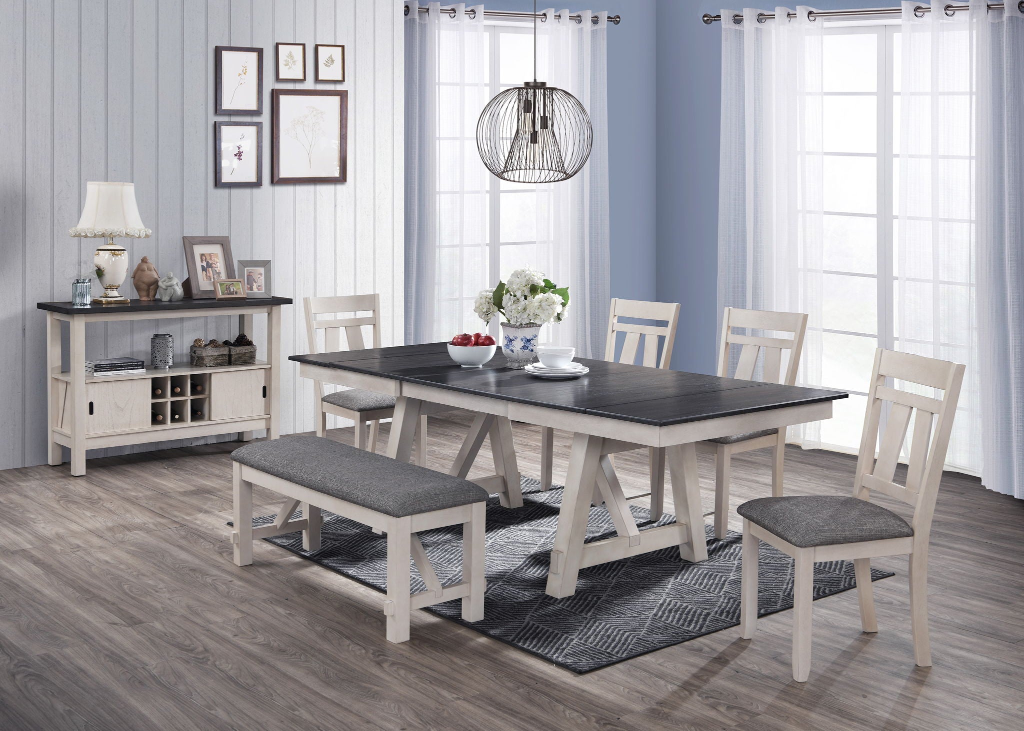 MARIBELLE SIDE CHAIR CHALK WARMGREY