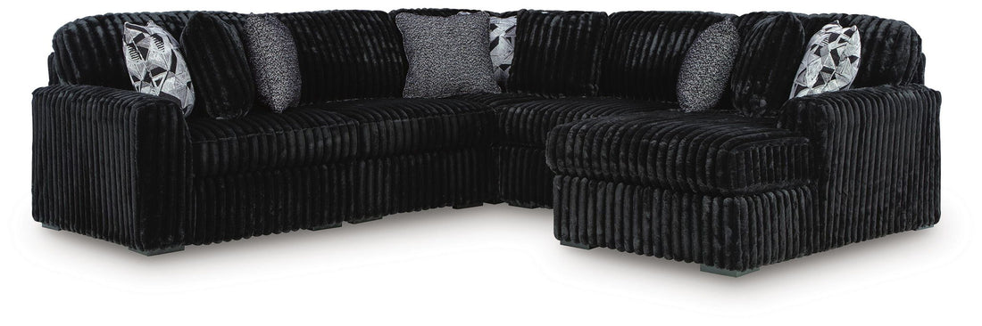 Midnight-Madness - 5 Piece Sectional