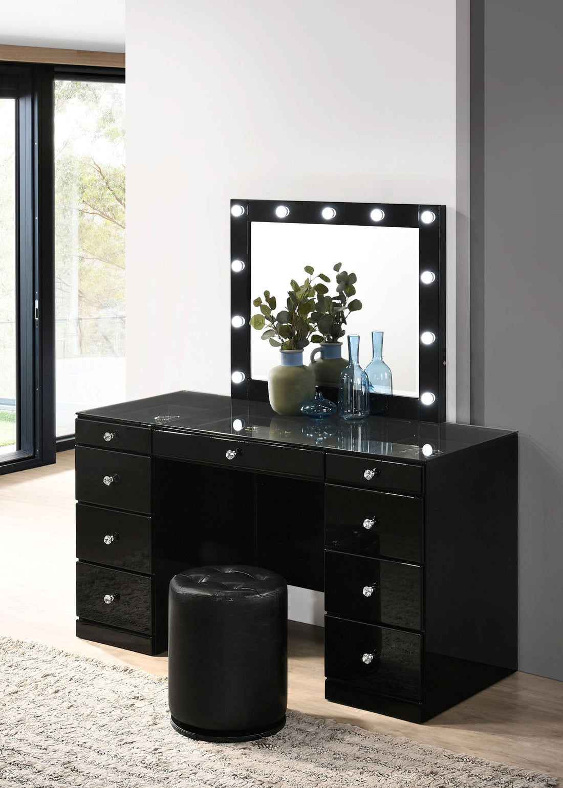 AVERY VANITY TOP BLACK