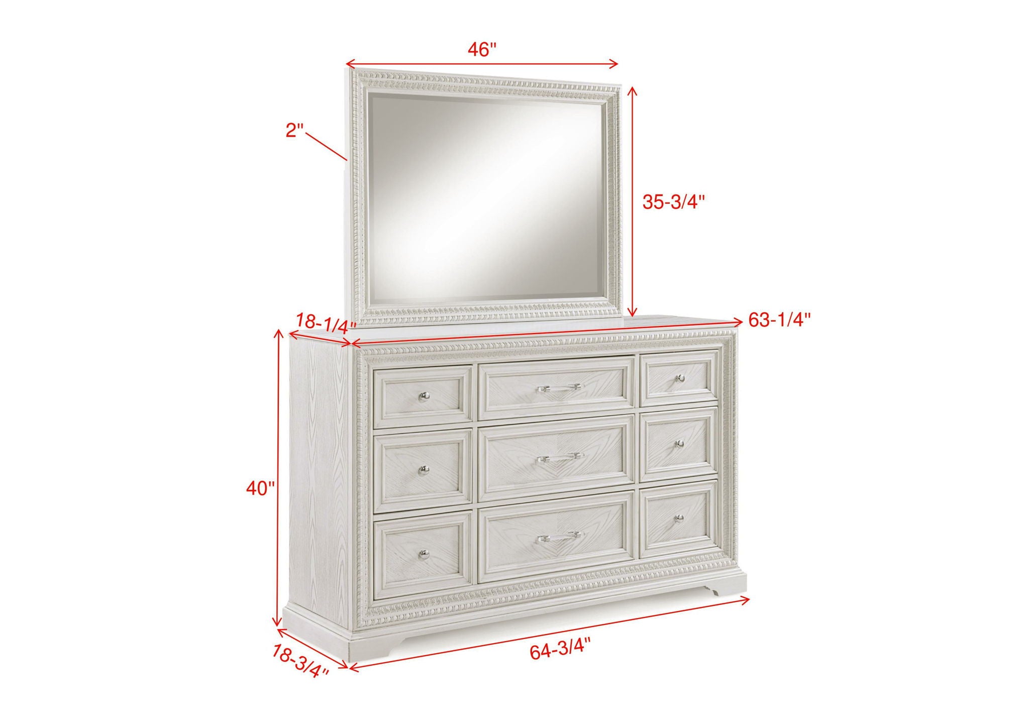 ALEXANDRIA DRESSER TOP